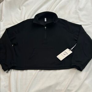 Love Tree “nwt” half zip pullover Black sz:M